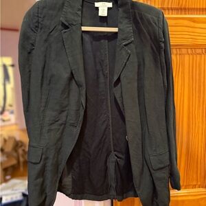 Halston Black Blazer